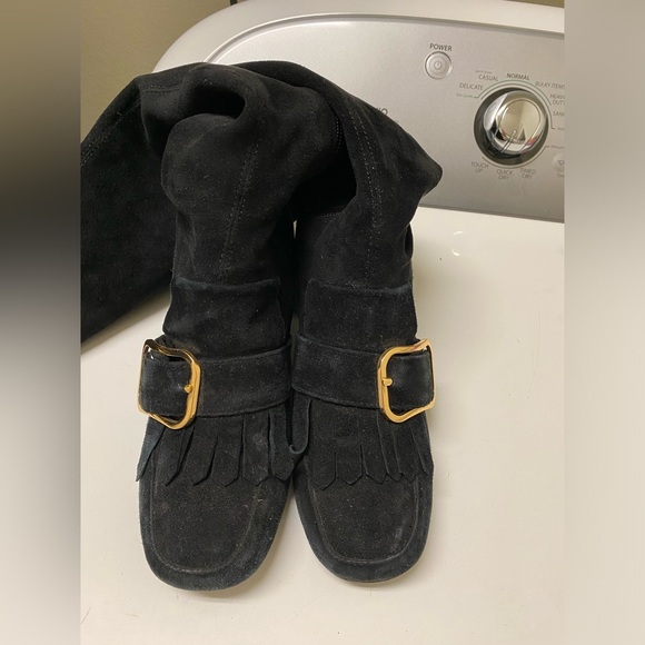 Women’s high knee suede boots - US 7 - Picture 4 of 7